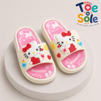 Kids Hello Kitty Cartoon Slides – Soft Comfort Summer Slippers for Girls
