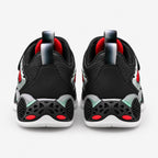 Kids Sneakers – Premium Black & Red Performance Shoes with Luxury Comfort & Signature Sport Design