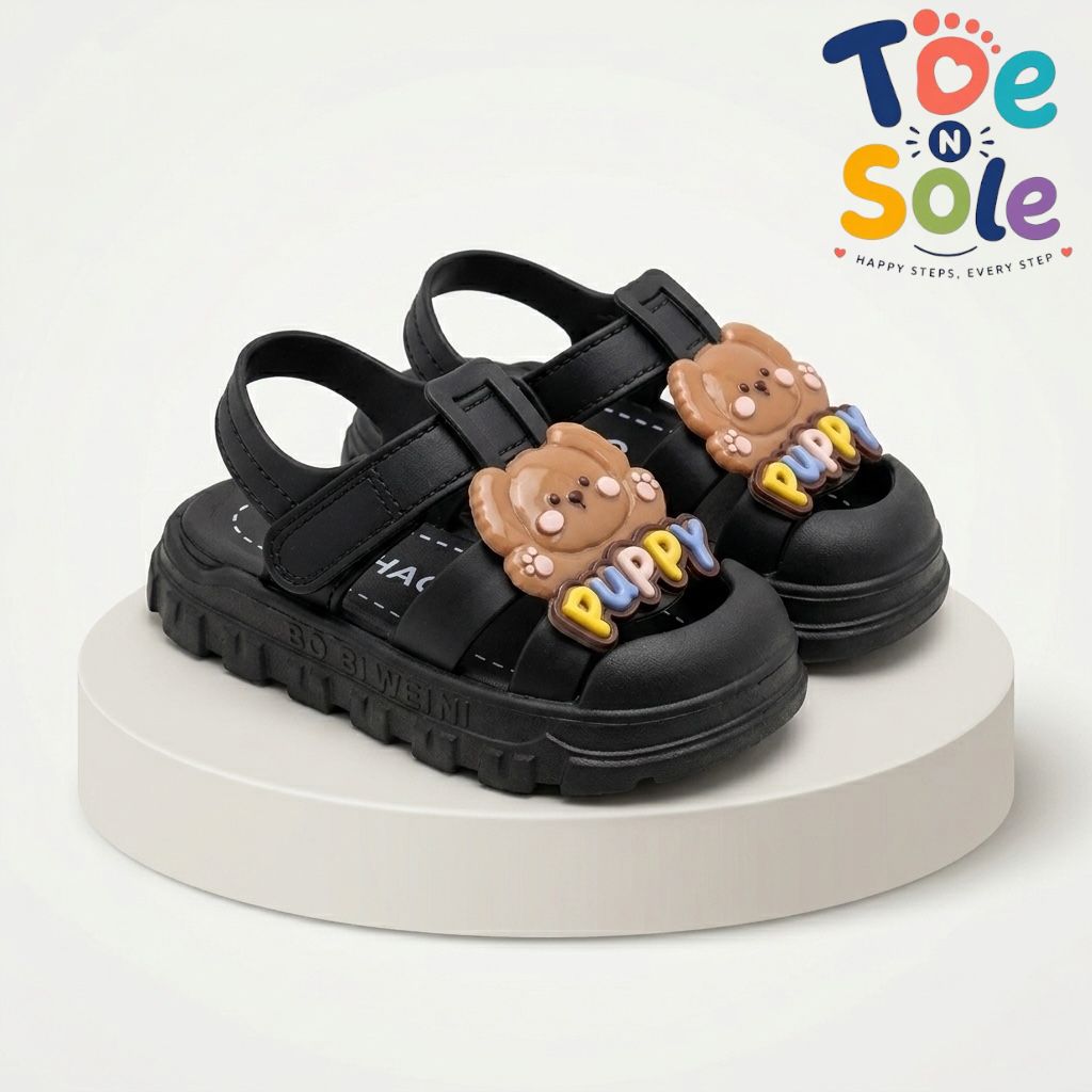 Kids Puppy Cartoon Sandals – Soft Comfort Summer Shoes for Boys & Girls