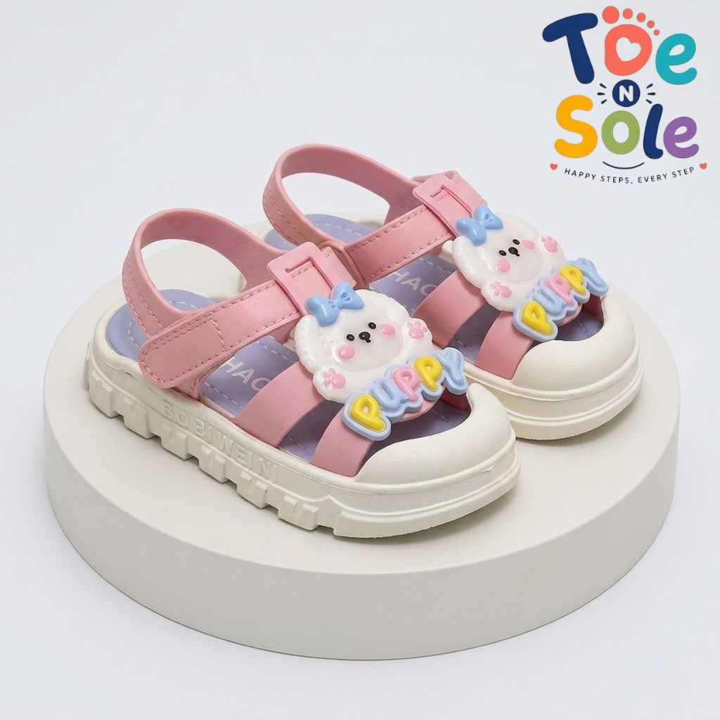 Kids Puppy Cartoon Sandals – Soft Comfort Summer Shoes for Boys & Girls