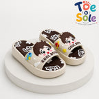 Kids Cool Boys Cartoon Slides – Soft Comfort Summer Slippers for Boys