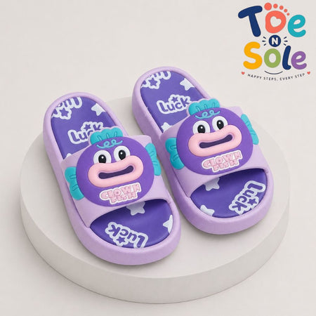 Kids Clown Fish Cartoon Slides – Soft Comfort Summer Slippers for Boys & Girls