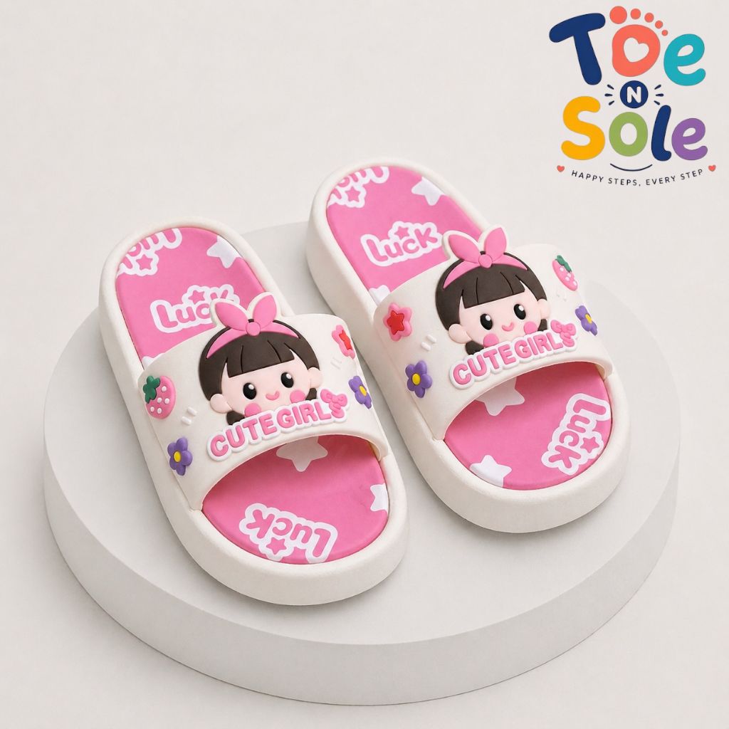Kids Clown Fish Cartoon Slides – Soft Comfort Summer Slippers for Boys & Girls