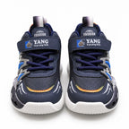 Kids Sneakers – Premium Black & Red Performance Shoes with Luxury Comfort & Signature Sport Design