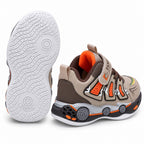 Kids Sneakers – Premium Black & Red Performance Shoes with Luxury Comfort & Signature Sport Design