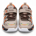 Kids Sneakers – Premium Black & Red Performance Shoes with Luxury Comfort & Signature Sport Design