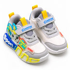 Premium Kids Sporty Comfort Sneakers – Cartoon Character Design with Adjustable Strap & Cushioned Sole