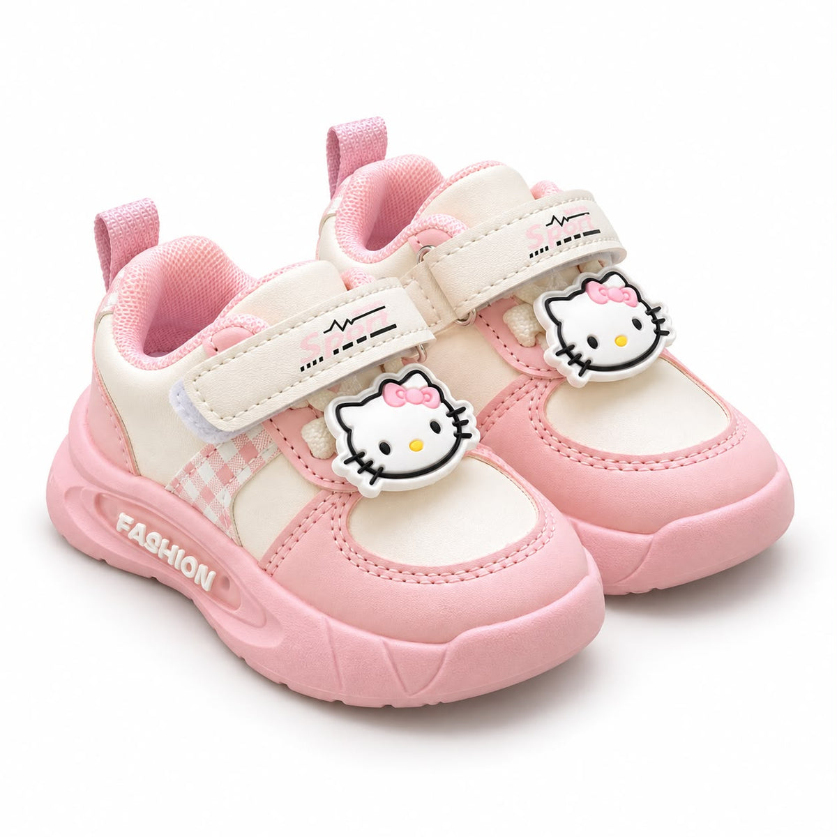 Royal Blossom Tricolor Girls’ Casual Sneakers – Maroon, Pink & Purple