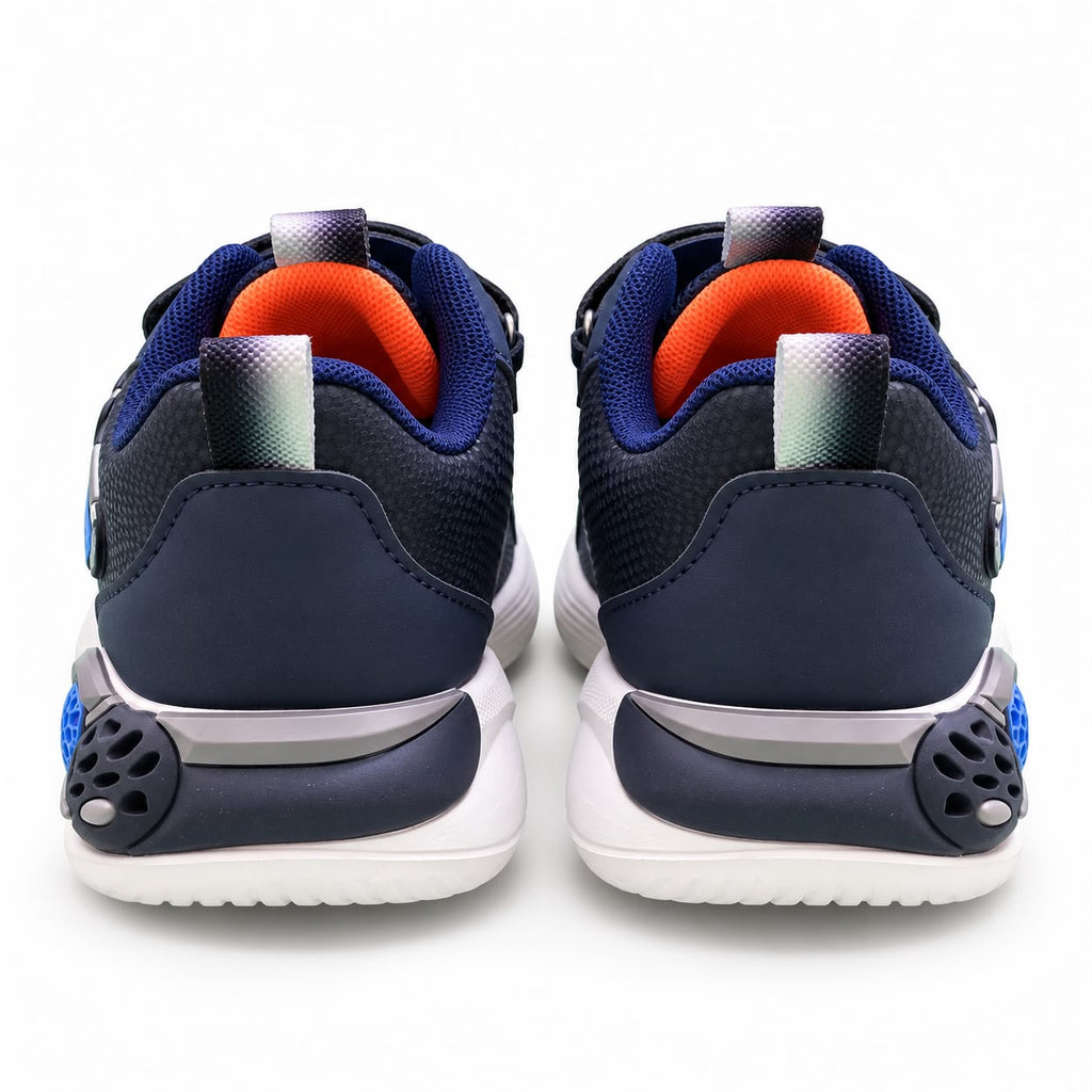 Kids Sneakers – Premium Black & Red Performance Shoes with Luxury Comfort & Signature Sport Design