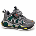 Kids Sneakers – Premium Black & Red Performance Shoes with Luxury Comfort & Signature Sport Design