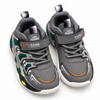 Kids Sneakers – Premium Black & Red Performance Shoes with Luxury Comfort & Signature Sport Design