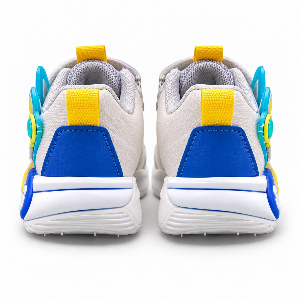 Premium Kids Sporty Comfort Sneakers – Cartoon Character Design with Adjustable Strap & Cushioned Sole