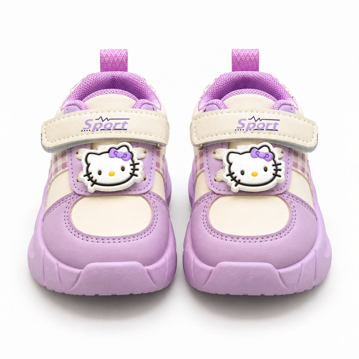 Royal Blossom Tricolor Girls’ Casual Sneakers – Maroon, Pink & Purple