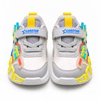 Premium Kids Sporty Comfort Sneakers – Cartoon Character Design with Adjustable Strap & Cushioned Sole