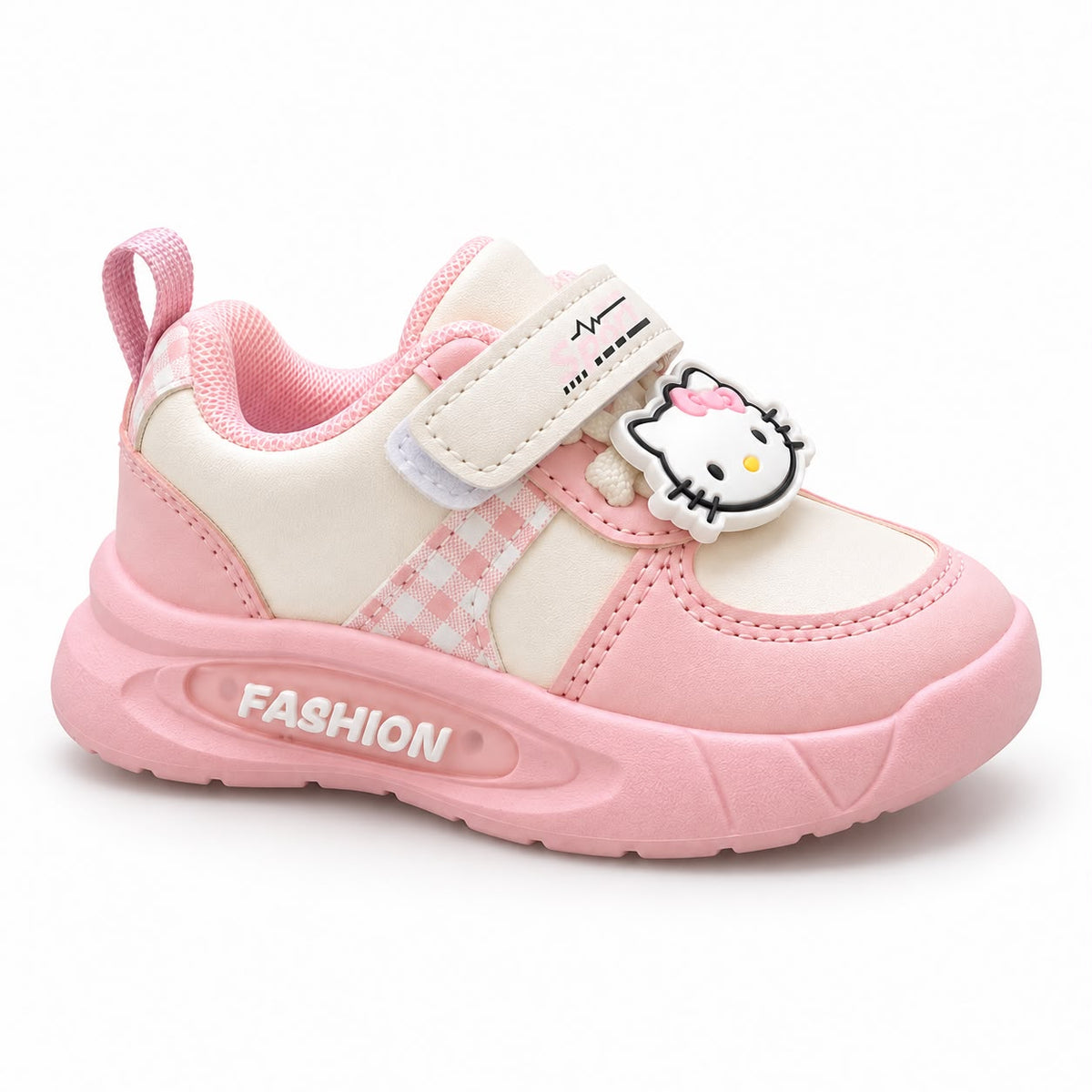 Royal Blossom Tricolor Girls’ Casual Sneakers – Maroon, Pink & Purple