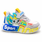 Premium Kids Sporty Comfort Sneakers – Cartoon Character Design with Adjustable Strap & Cushioned Sole